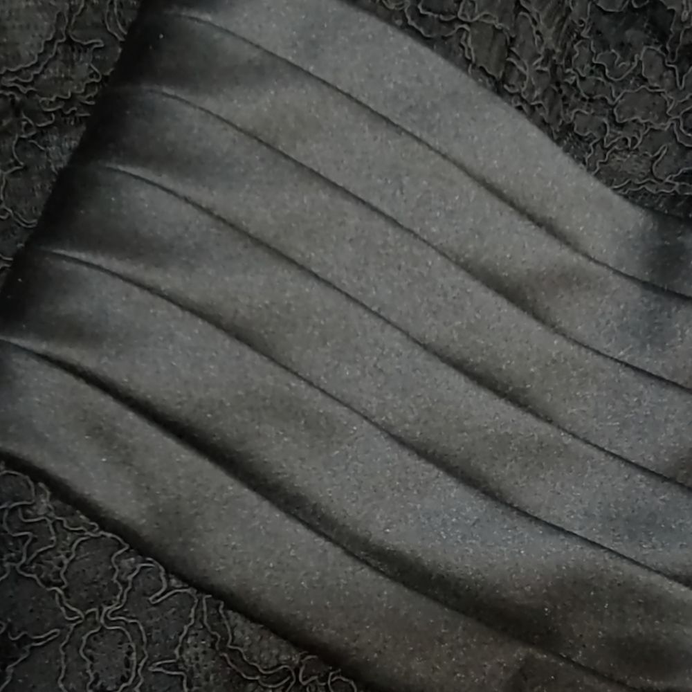 White House Black Market Black Lace Overlay A-Line Dress Shoulder Cockta… - Picture 11 of 12